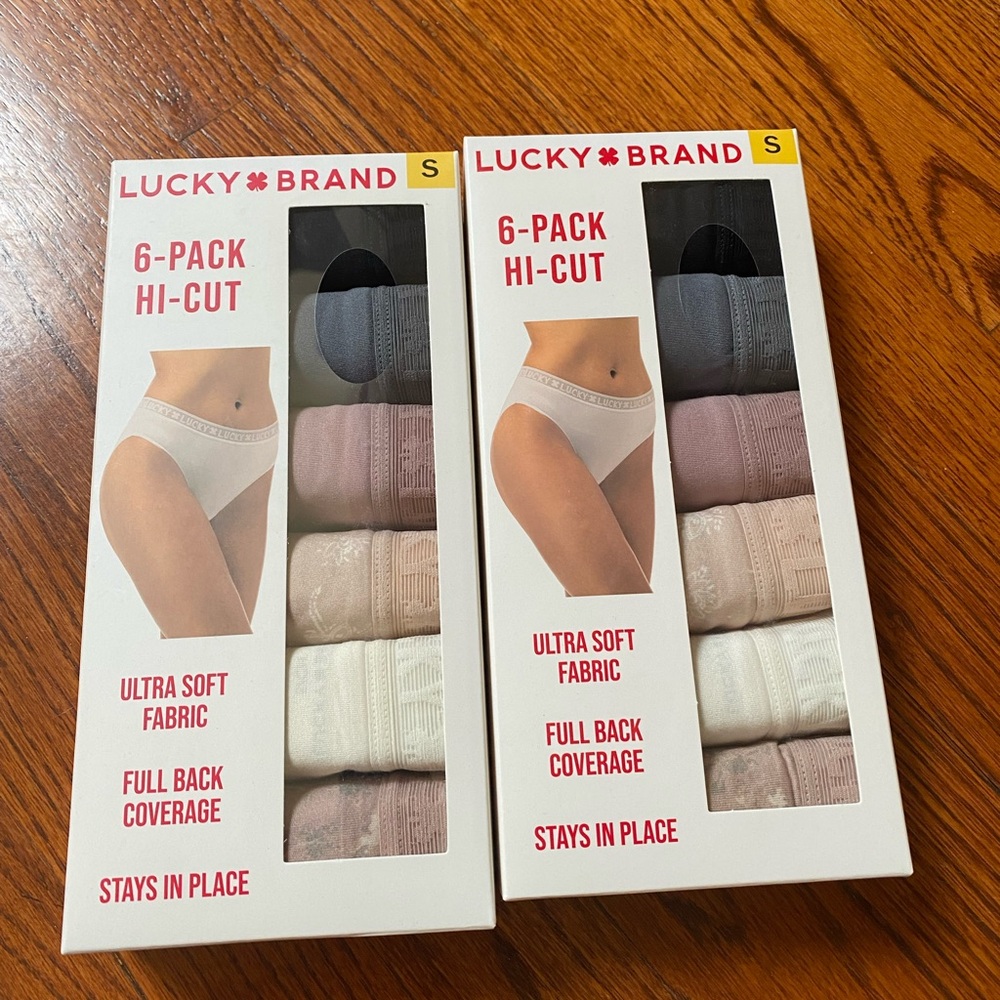 Lucky Brand Women's Hi-Cut Underwear 12Pack - Assorted Colors